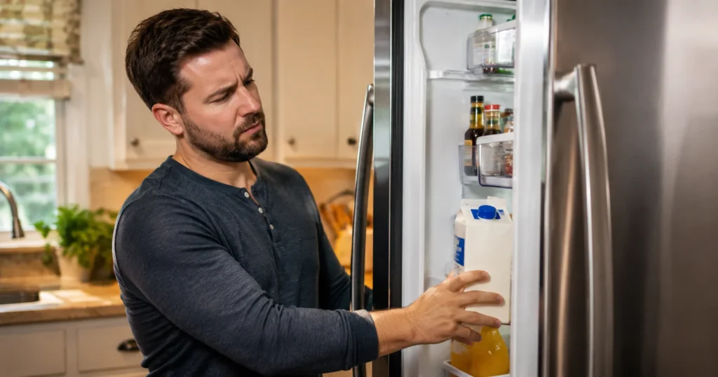 warm refrigerator temperature while freezer stays cold